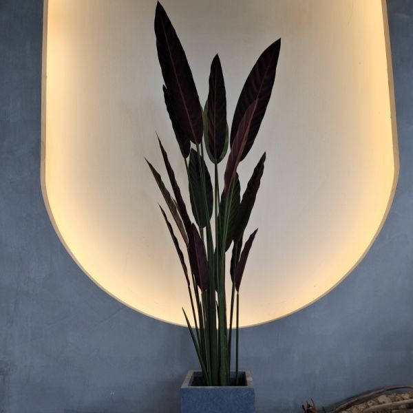 リアル 140CM フェイックス バード オブ パラダイス 木 室内 / 屋外のための人工植物