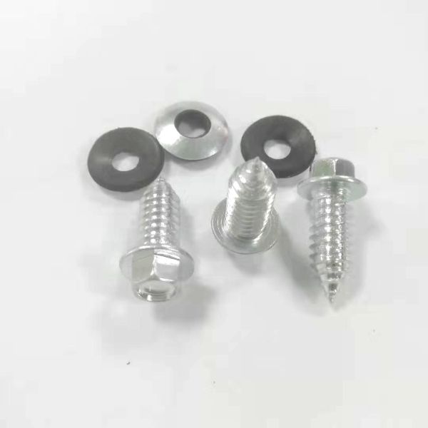 Self-Tapping Screws With Outer Hexagonal Flange And Compound Rubber Gasket For Carbon Steel Structure Building Самоклеящийся винт для строительства шестоугольных фланцевых винтов Производитель винтов с композитной уплотнителью