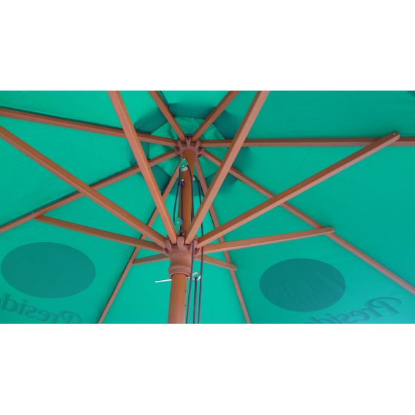 Waterproof Cover 180g Polyester Fabric Straight Leisure Garden Umbrella with Logo Printed
