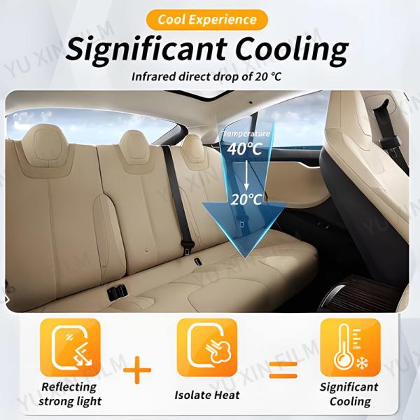 Super HD Nano Ceramic Window Tint Film Visible Tint Easy Install Car Window Tinting