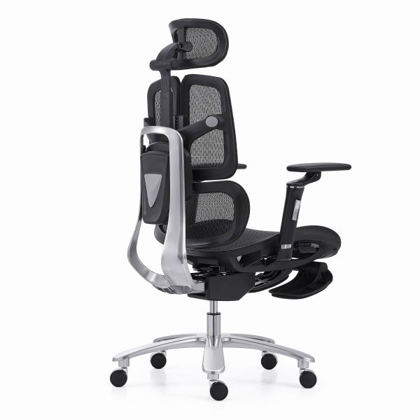 Office Ergonomic Swivel Chair Full Mesh With Soft Footrest