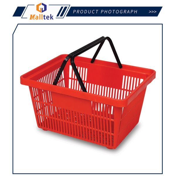 Супермаркет 21L коническая HDPP пластиковая корзина продуктов питания