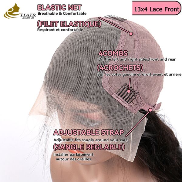 Полный кружевный фронт 613 парик человеческие волосы короткие парик Боб 130% плотность