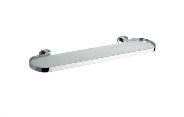 Glass shelf with railing 7010,brass,chrome,toughened&frosted glass for bathroom,sanitary