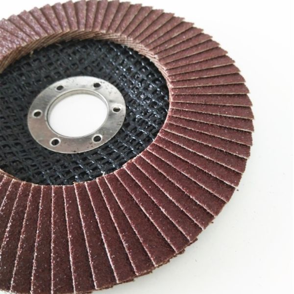 16mm 22mm or Threaded Inner Hole Abrasive Emery Paper Flap Disc for Zirconia Material