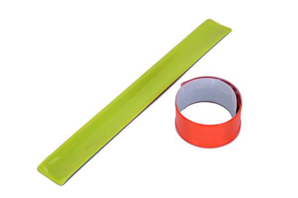 Magic Applauded Reflective Slap Bands Eco Friendly High Safety At Night
