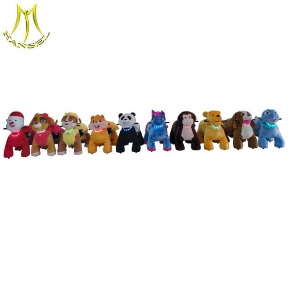 Hansel 2019 indoor party rent moving horse toys non electric scooters animal rides for baby and adults