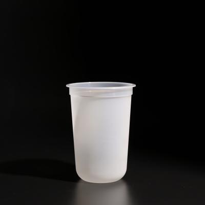 500ml/700ml Plastic PP Cup Disposable Cup With Flat/Dome Lid For Beverage