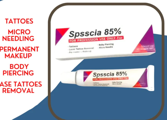 85% Body Piercing Numbing Cream CE Permanent Tattoo Removal Cream