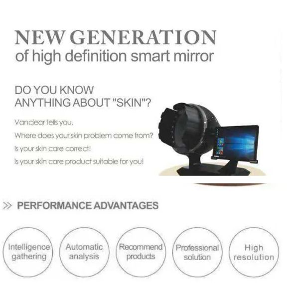 Visia Skin Analysis Machine , Magic Mirror Skin Analyzer Equipment With iPad