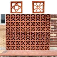 Hotel Exterior Clinker Ceramic Wall Bricks Decorative Terracotta Screen Wall Blocks