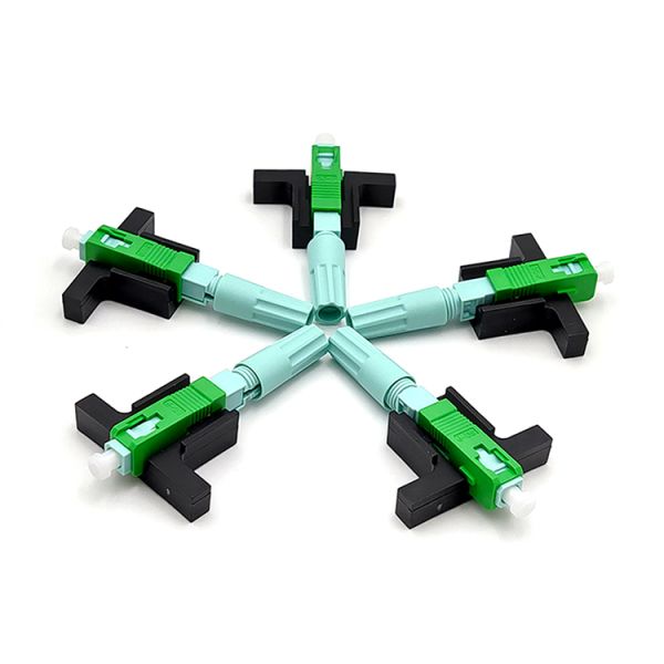 50mm FTTH Sc Apc SM Fiber Optic Fast Connector