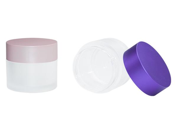 O prego acrílico do pó do mergulho range 15g 30g 50g   caixa acrílica cosmética do pó do prego