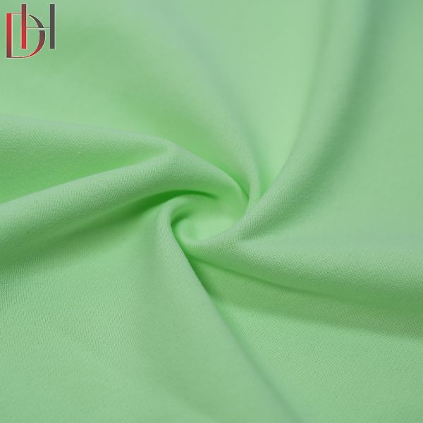 China High Quality Organic Plain Dyed Knitted Cotton Shirting Jersey Fabric Spandex Uniform Hooded French Towels