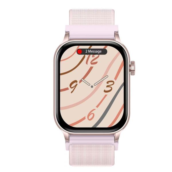 Moniteur de sommeil en forme carrée Smart Watch High Tech avec assistant vocal AI