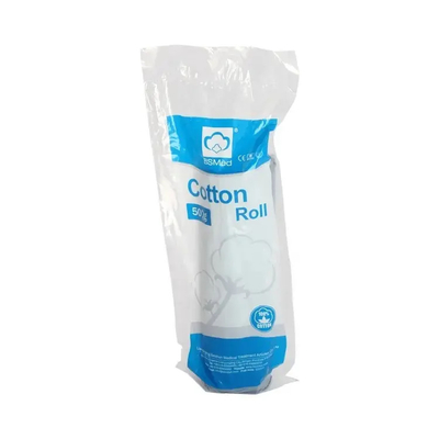 Hydrophilic Cotton Roll Absorbent Medical White 100% Wool Sterile / Non Sterile Cutting-Head Common