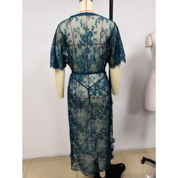 Seamless Breathable Long Sexy Lingerie Anti-Static Lace Bodysuit Lingerie