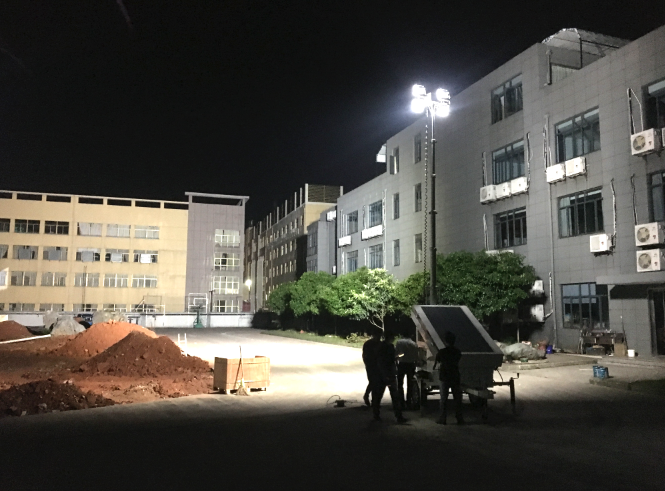 Башня × 100W высоты рангоута IP65 9m на открытом воздухе 4 солнечная светлая