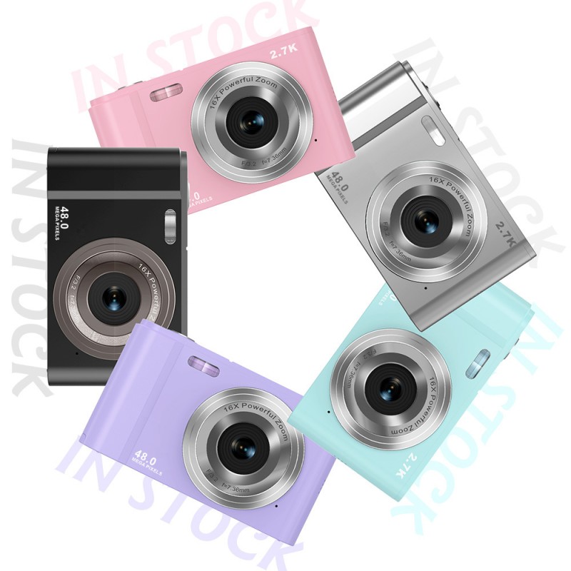 Wholesale Price HD 2.7K 48MP Digital Camera DSLR Camera 16X Digital Zoom 2.8'' IPS Screen Auto Focus Student Vlog Camera