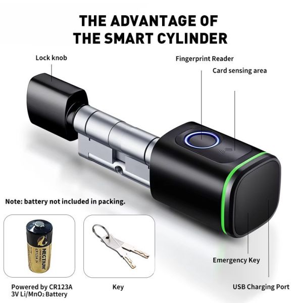 Tuya Electronic Keyless Door Lock Simple Installation With Password
