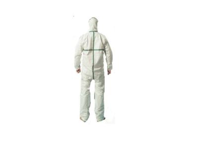 Polypropylene Lab Coat Disposable Hospital Gowns CE CAT III Type 5 / Type 6
