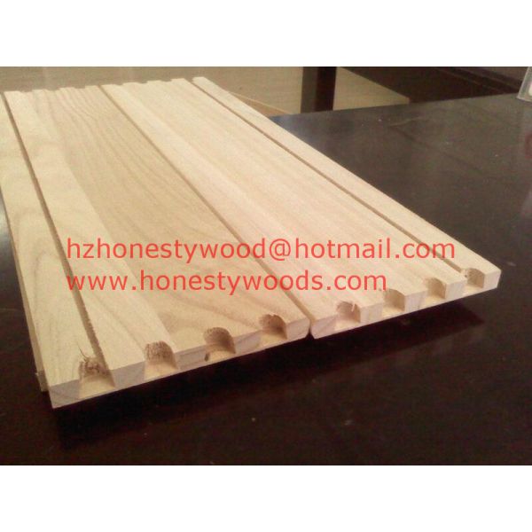 Paulownia drawer sides and backs, Paulownia drawer component. Dovetail groove
