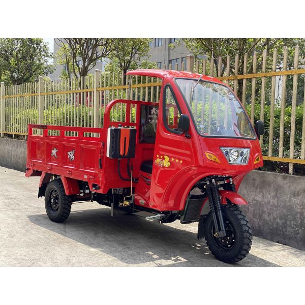 s 250cc DAYANG Q3-3 Semi Closed Cab Cabin Motorized Tricycle Three Wheel Motorcycle
