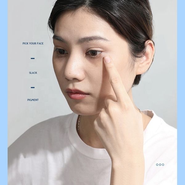 OEM Custom Blue Copper Prptides Freeze Dried Eye Mask China Factory Hyaluronic Acid Peptide Removes Dark Circles Whiten Eye