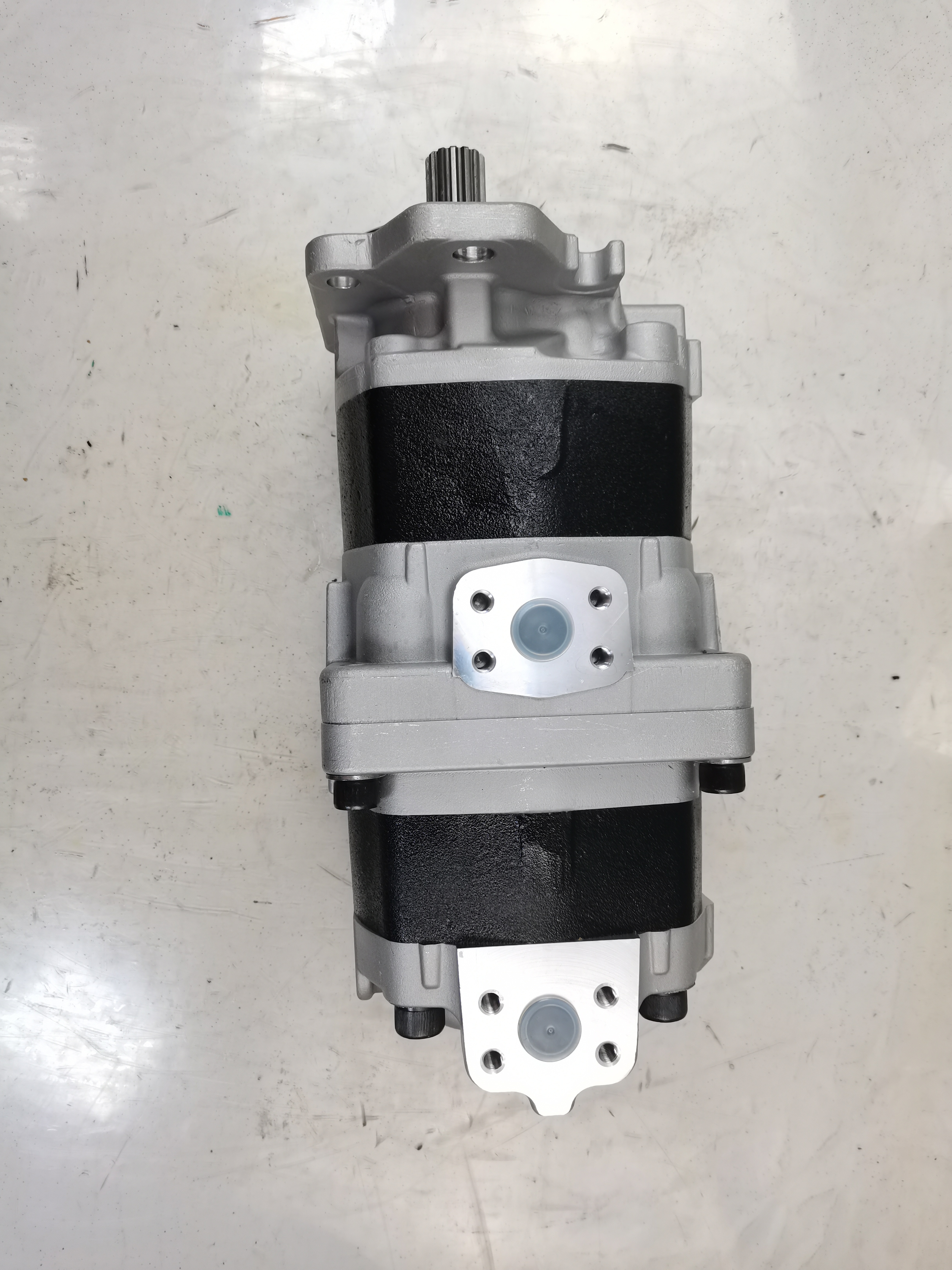 Factory Supply Gear Pump Hydraulic Pump Used in Heavy Dump Machinery And Vehicle Part Number SAL3-100+80 Iron and aluminum alloys Hydraulic Oil Pump