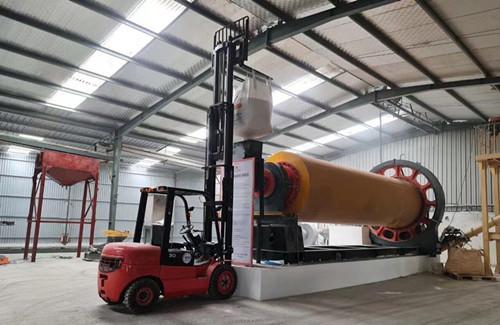 98% Capacity Quartz Sand Powder Machine Ball Grinding Mill 5-12m Length for Products