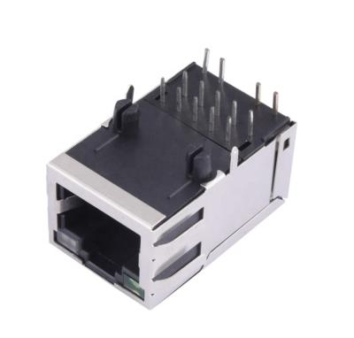 1000M Tab UP 10P 10C 90 Degree Rj45 Magnetic Jack Connector