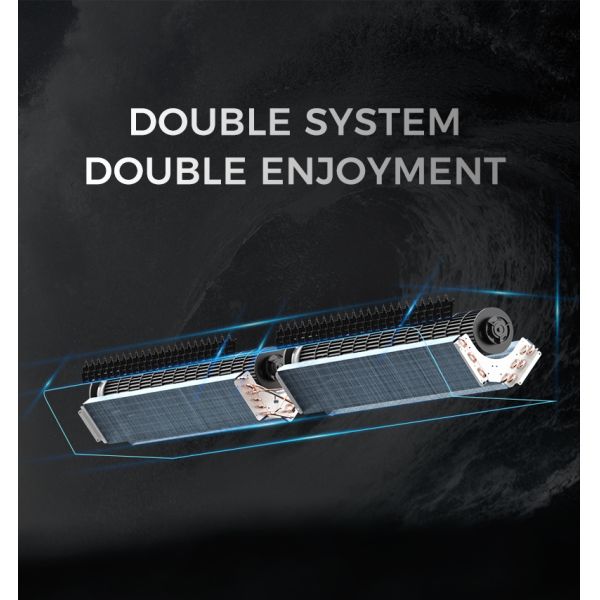 Primst 2024 Cabinet de télévision divisé Mode de réfrigération et de chauffage multifonctionnel supérieur