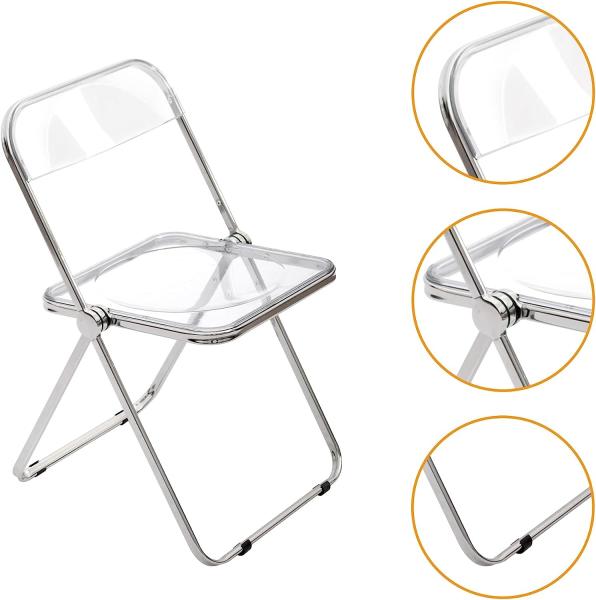 Wholesale Folding Portable Pp Plastic Metallic Frame Dinning Chair Plastic Chairs For Events
