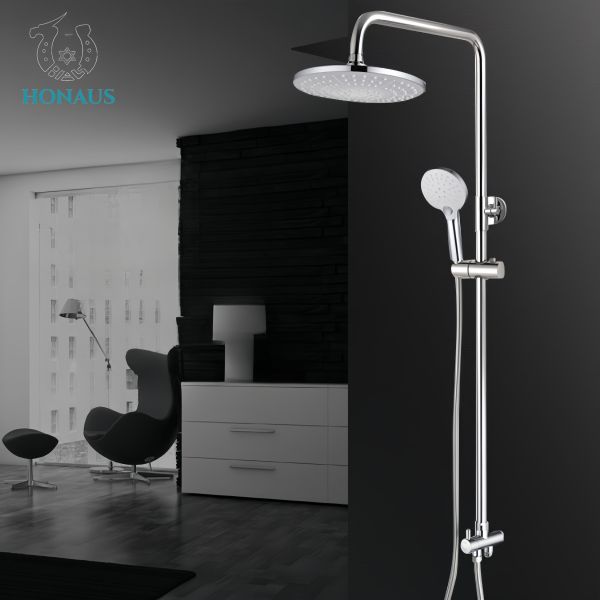 Practical Exposed Valve Showers Two Handles High Quality Stainless Steel Body