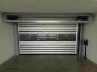 Powder Coated Industrial High Speed Spiral Door Roll Up Door 220mm Aluminum Slats Extension Springs