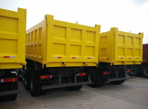 LHD Used 12 Wheel Wheeler 8X4 336HP 375HP HOWO Dump Dumper Truck Max Speed 75 Km/H