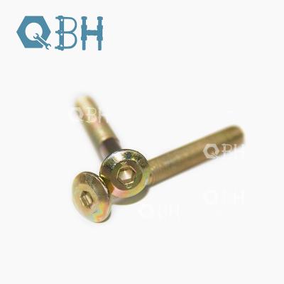 Brass Hex Socket Furniture Bolt Screw M4-M24