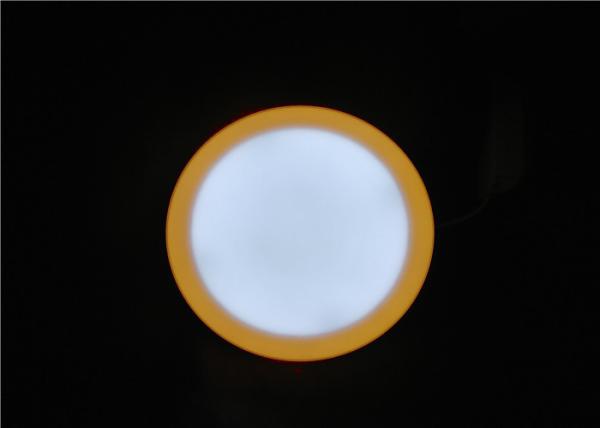 Frameless Punch Stamp Aluminium Round Surface Panel Dual Color Panel Lights