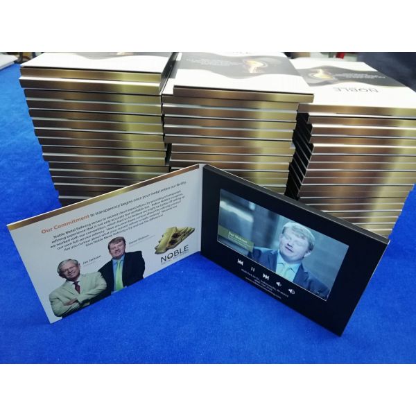 7 TFT Screen Custom Video Mailer Video Card Mailer USB Rechargeable Battery