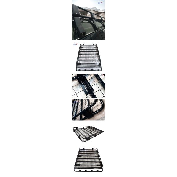 Rain Slot Roof Tray Basket , Steel Roof Rack Cargo Basket E006 Q2 Model