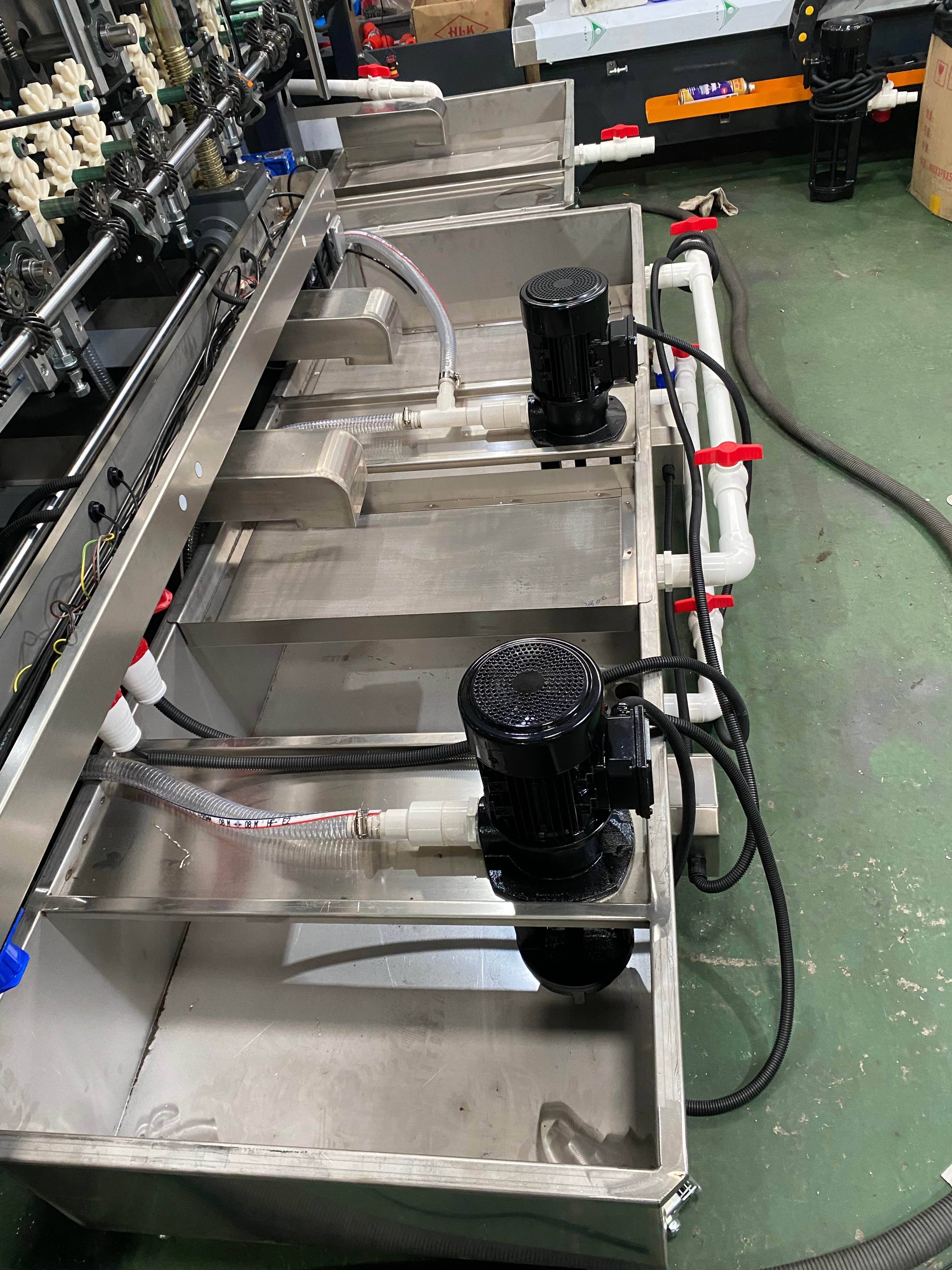 Vertical Glass Washing Machine 22KW Stainless Steel Glass Cleaning Machine
