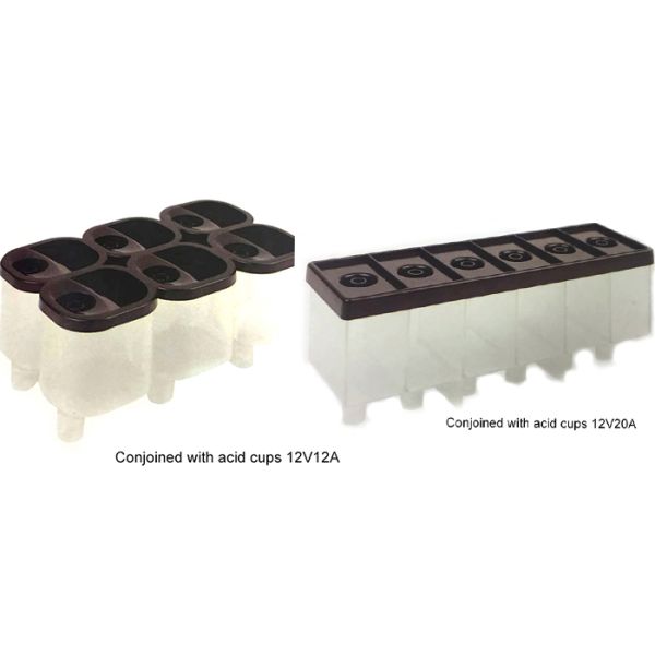 Conjoined With Acid Cups 12V12A /20A Plastic Injection Mould For Battery Series