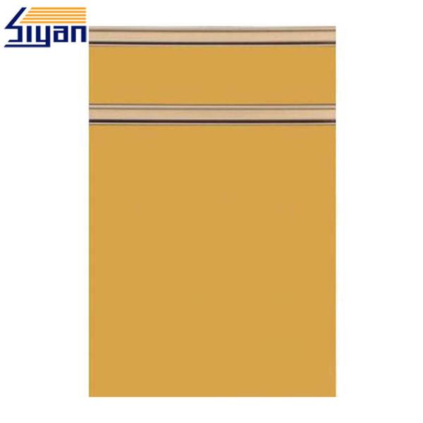 Custom Made Kitchen Cupboard Doors Panel PVC Film For Indoor Cabinet