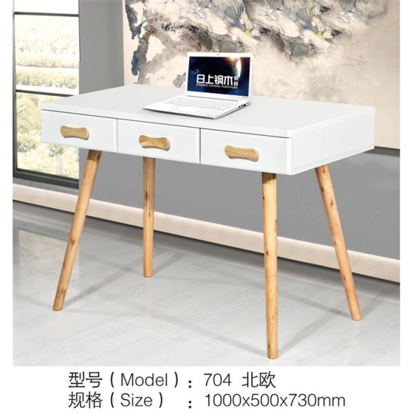 MDF Painted Desktop Computer Table Medium Density Fiberboard Material