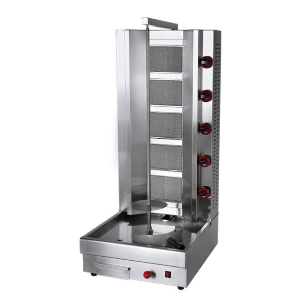 High Rigidity Gas Shawarma Equipment for Baking Meat in Commercial Hotel Kitchen