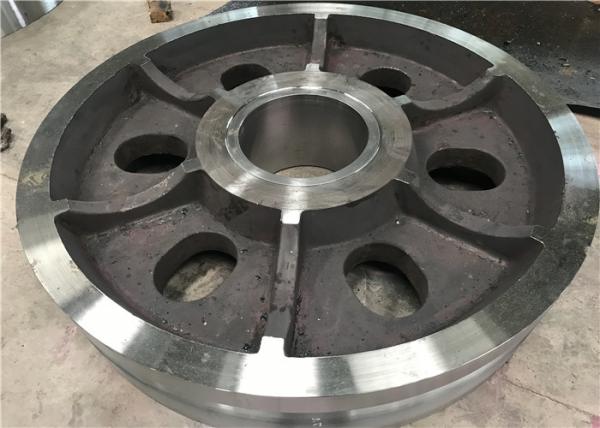 Vacuum Casting Process Alloy Steel Casting Parts Alloy Steel Wheels For Port Machine