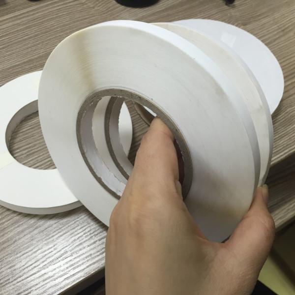 Hotmelt Adhesive Bag Sealing Tape Peal White PEPA Permanent For Courier Bags