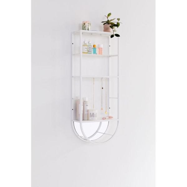 Optional Bathroom Wall Decor Storage Waterproof Panels Display Rack for Modern Design