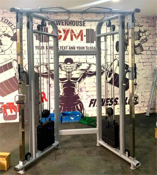Équipement de gymnastique à domicile Cage multi-puissance Squat Rack Épaule Poitrine Jambe Press Smith Machine Trainer fonctionnel