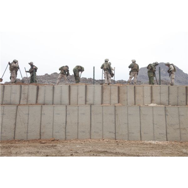 4.5mm Hesco Barrier Retaining Wall Welded Military Bastion Gabion